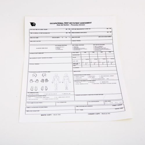 Patient Assessment Chart